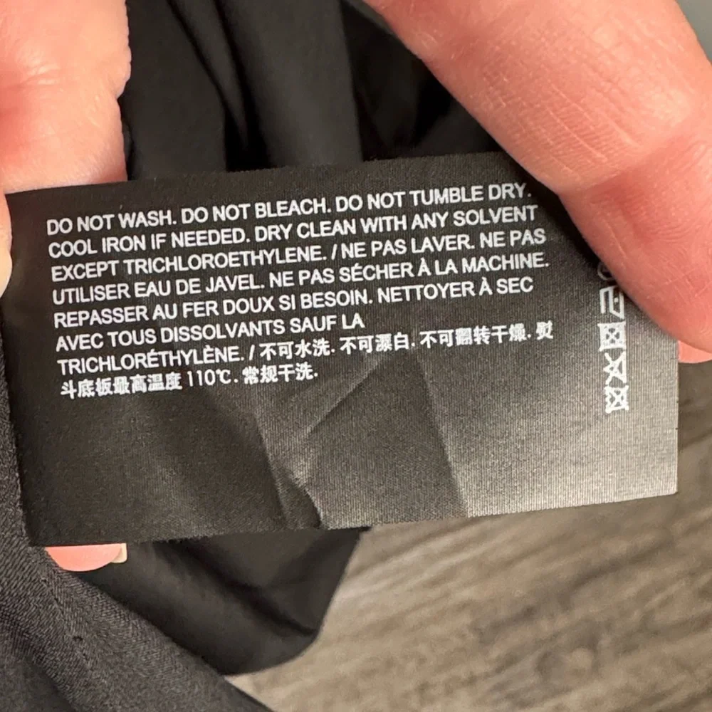 NWT Theory Asymmetrical Ruched Tank Dress Size 2 Black Chic Classic Quiet Luxury - Picture 6 of 7